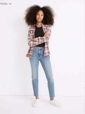 Madewell The Mid-Rise Perfect Vintage Jean in Enmore Wash- Size 25